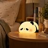 Lying Panda Lamp - Soft Silicone Color-Changing LED Touch Lamp with Timer for Bedroom & Office