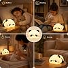 Lying Panda Lamp - Soft Silicone Color-Changing LED Touch Lamp with Timer for Bedroom & Office