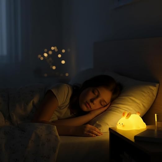 Cute Rabbit Bunny Night Light Lamp