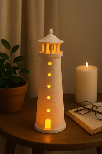 2-in-1 Lighthouse Showpiece | Elegant Decorative Piece for Bedroom & Living Room